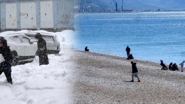 Antalya'da Hava Nasıl? Türkiye Donarken Antalya Güneşe Mi Doydu?